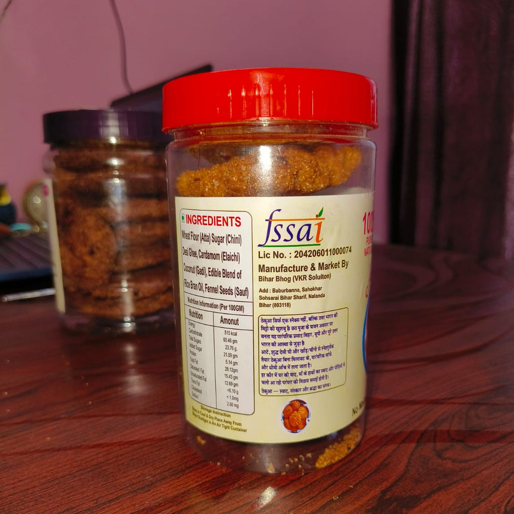 Fresh homemade Thekua from Bihar
